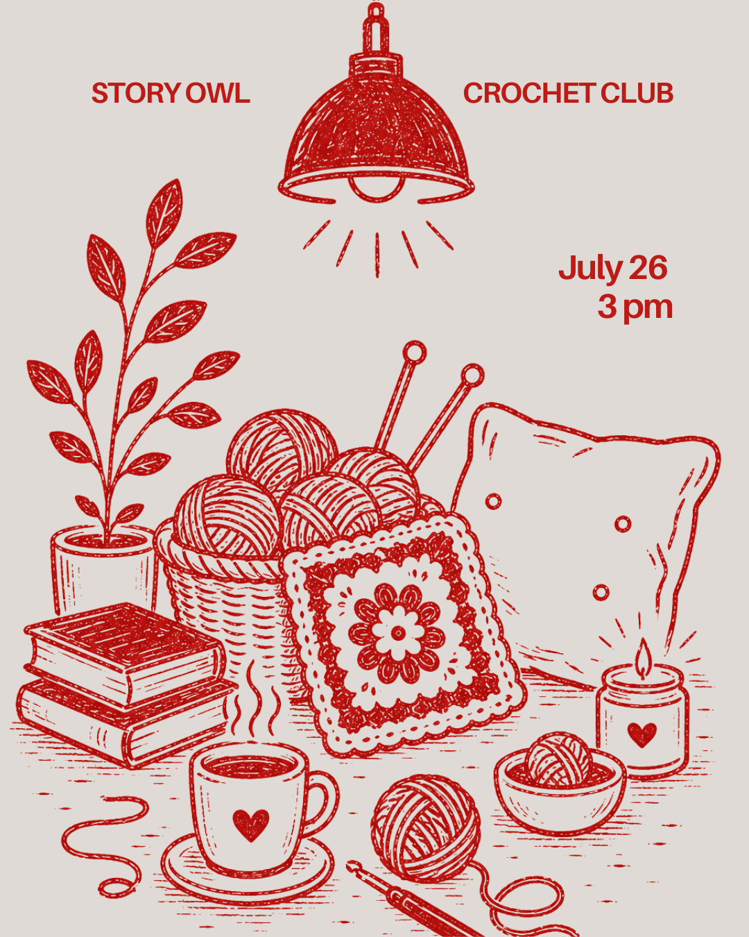 CROCHET CLUB - 3rd meeting